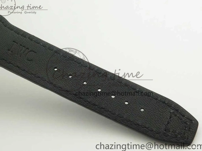 MIROTIME 0126 Pilot Chrono 377725 SS ZF 1:1 Best Edition White Dial on Black Leather Strap A Soft 7183